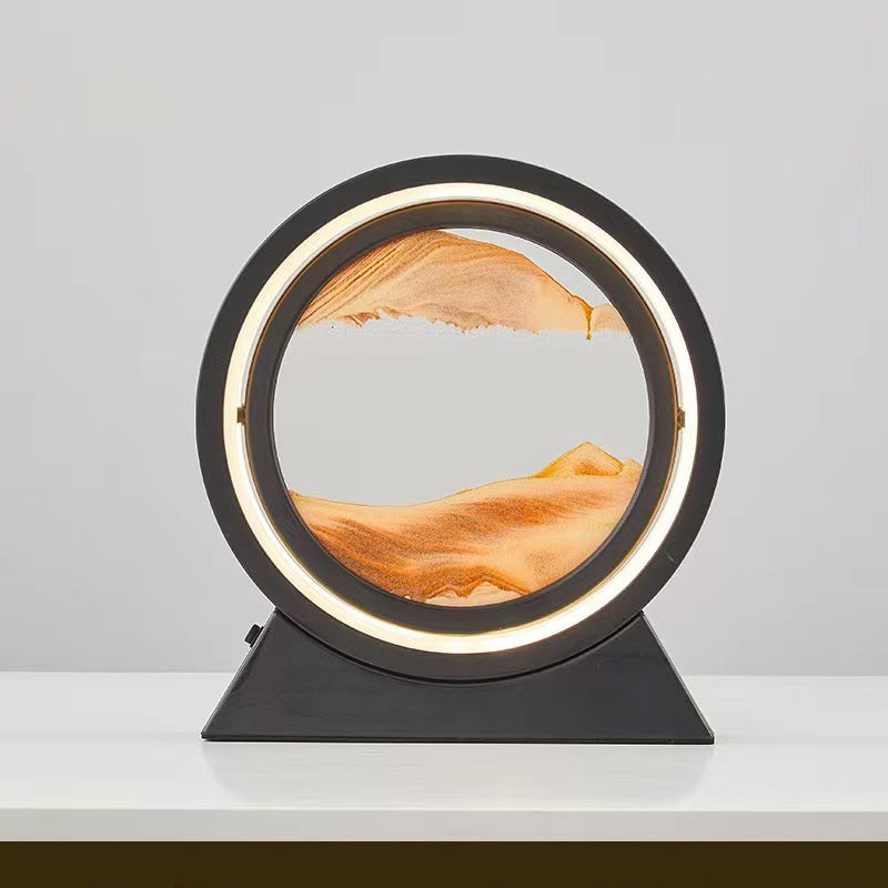 SandScape: A Timeless Quicksand Hourglass Lamp