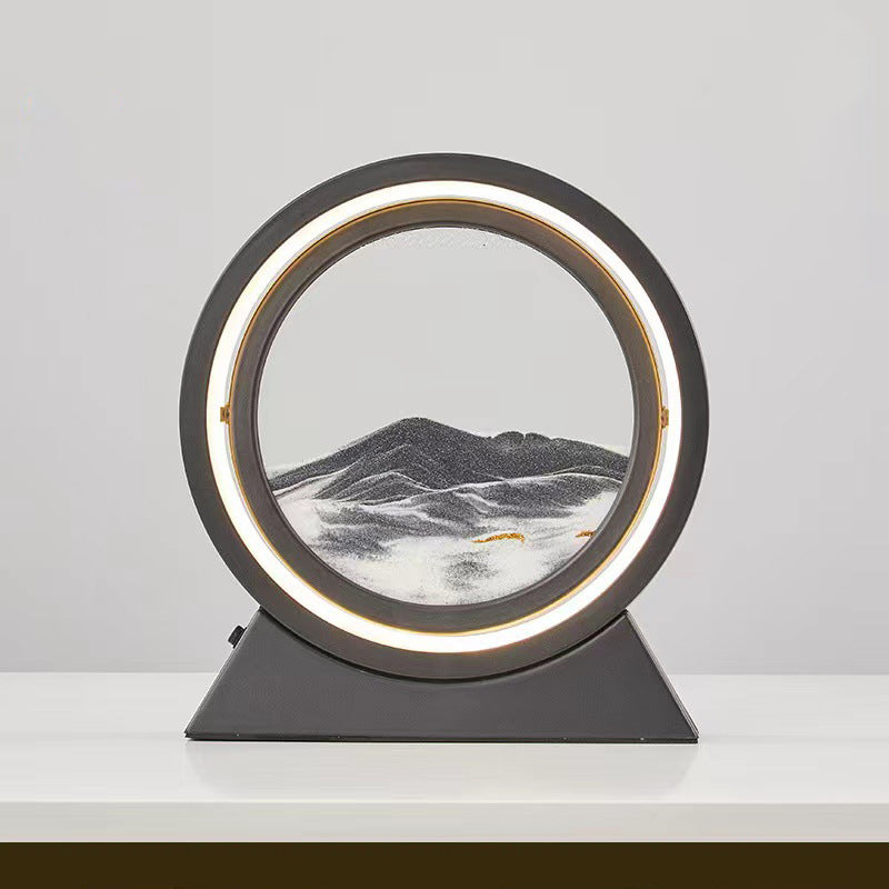 SandScape: A Timeless Quicksand Hourglass Lamp