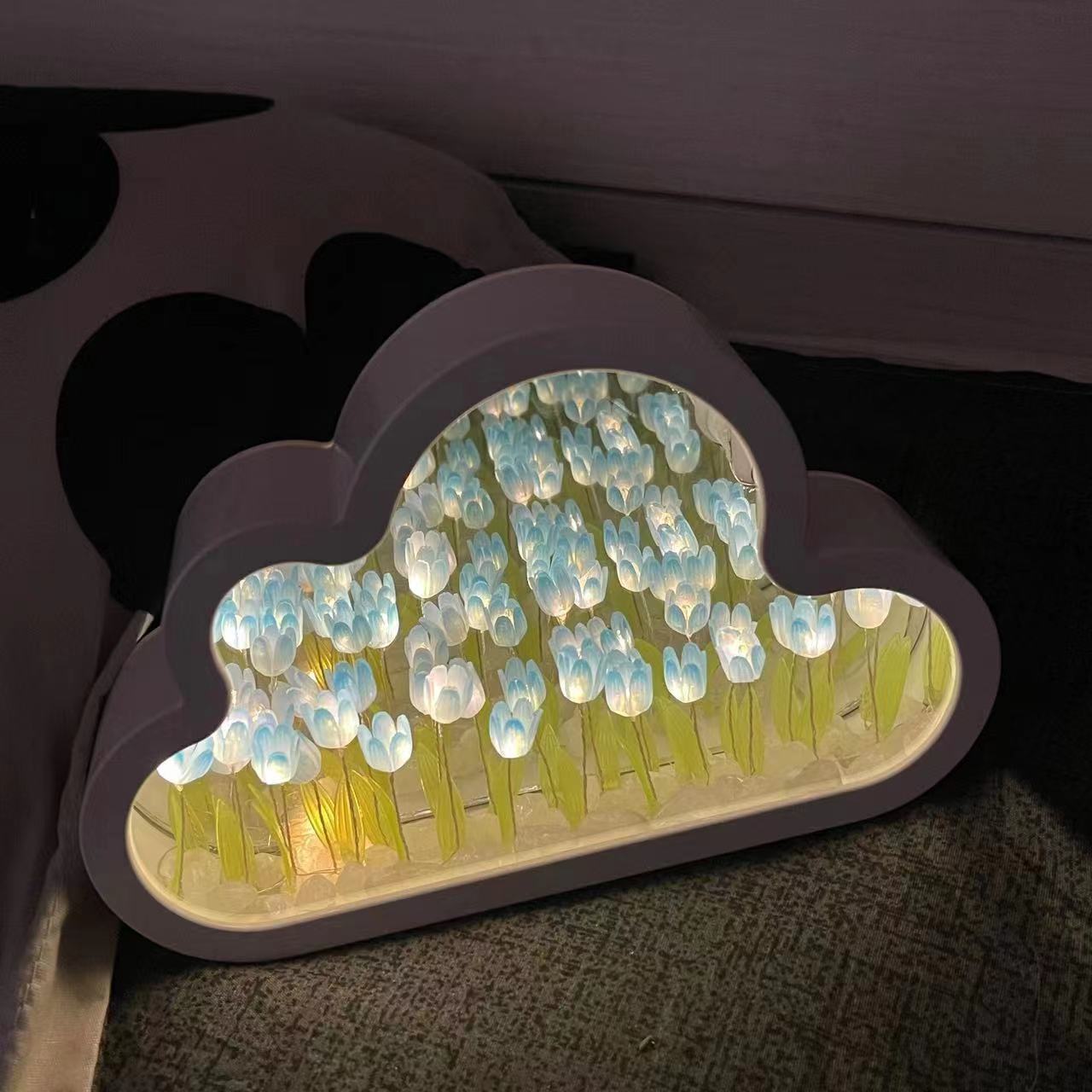 InfiniFlora: Cloud Tulip Infinity Mirror