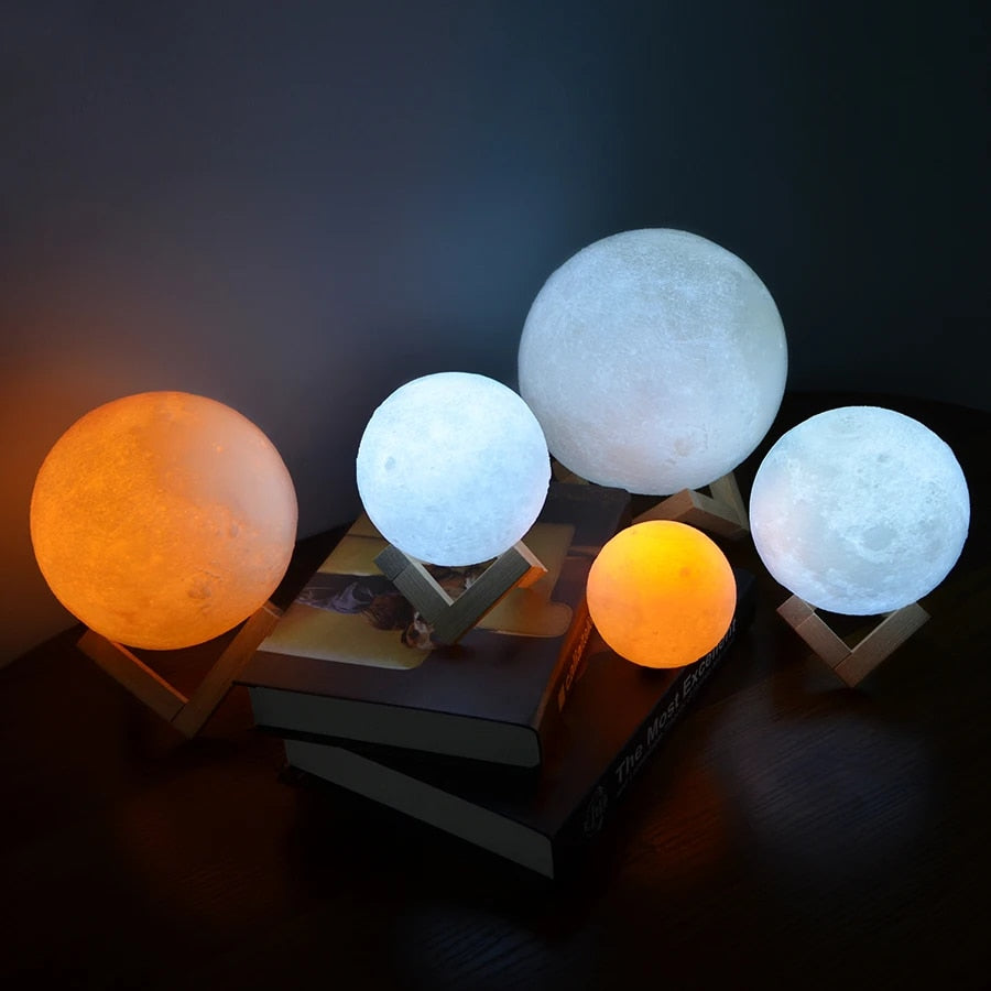 LunaSphere: 3D Moon Lamp