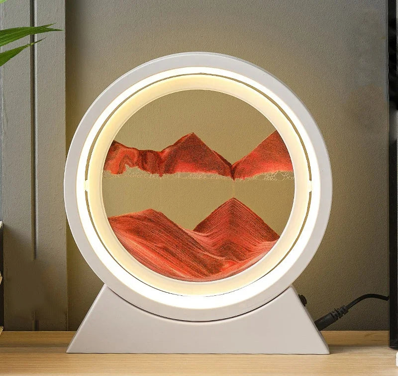 SandScape: A Timeless Quicksand Hourglass Lamp
