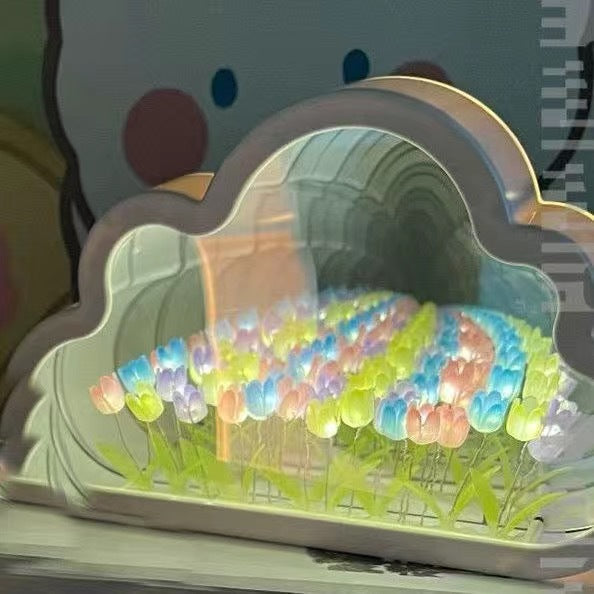 InfiniFlora: Cloud Tulip Infinity Mirror